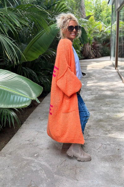 Lovely - Oversized Knitted Long Cardigan