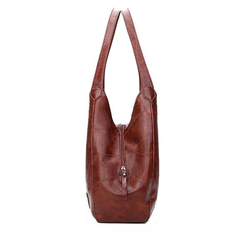 KARLIE™ | Vintage Leather Handbag for Dynamic Women