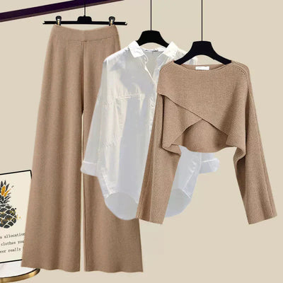 Tina | Comfortable Three-piece Long Sleeve Set