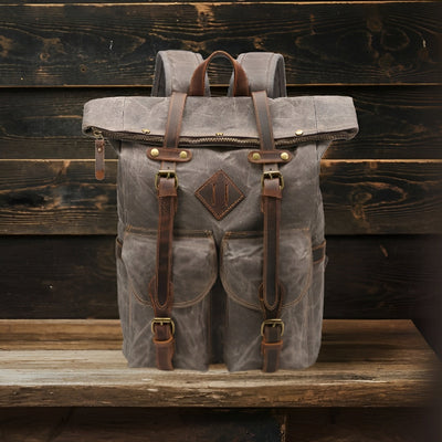 KRUN | Canvas Laptop Backpack