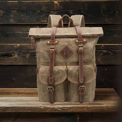 KRUN | Canvas Laptop Backpack