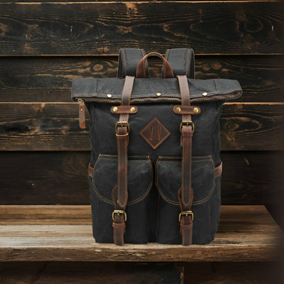 KRUN | Canvas Laptop Backpack