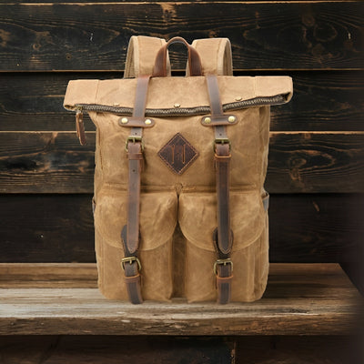 KRUN | Canvas Laptop Backpack