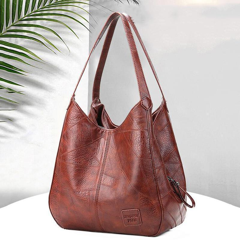 KARLIE™ | Vintage Leather Handbag for Dynamic Women