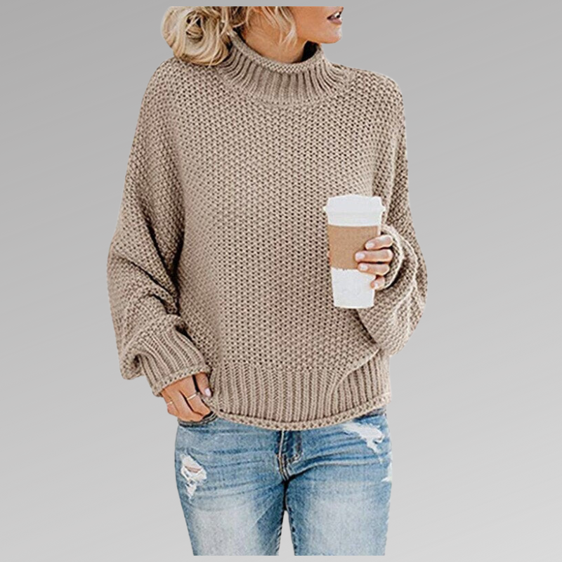 Temia | Cozy Knit Turtleneck Sweater