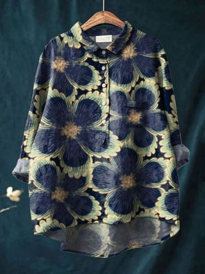 Donna™ - Cotton Floral Shirt