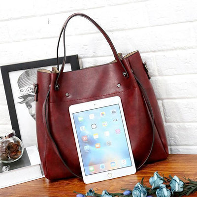 LUISE™ | 4 Set of Vintage Bags Made From Eco-leather