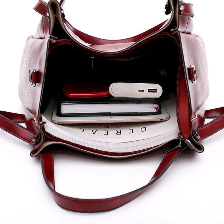 LUISE™ | 4 Set of Vintage Bags Made From Eco-leather