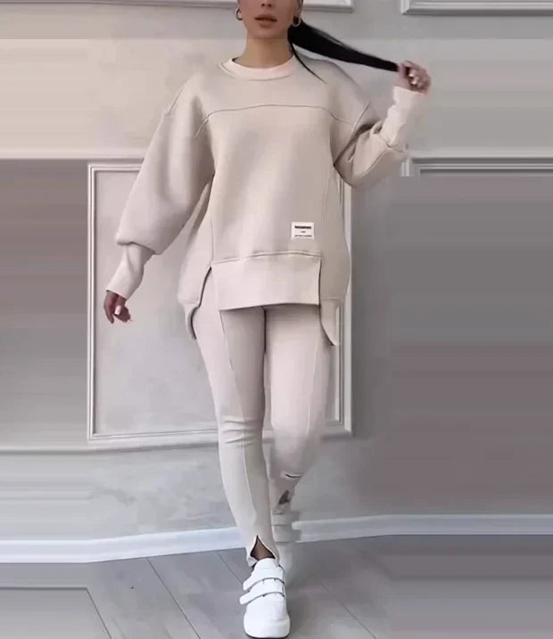 Lavina | Split Hem Lounge Ensemble