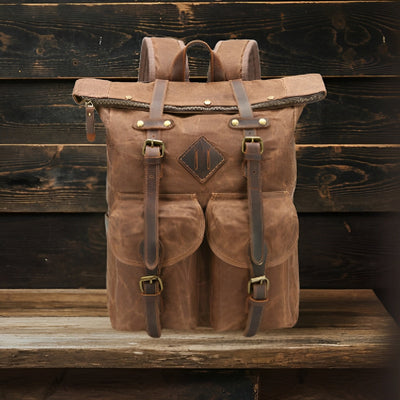 KRUN | Canvas Laptop Backpack