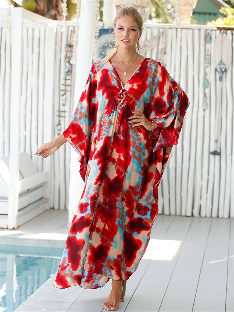 Briselle - Tropical Resort Bamboo Maxi Dress