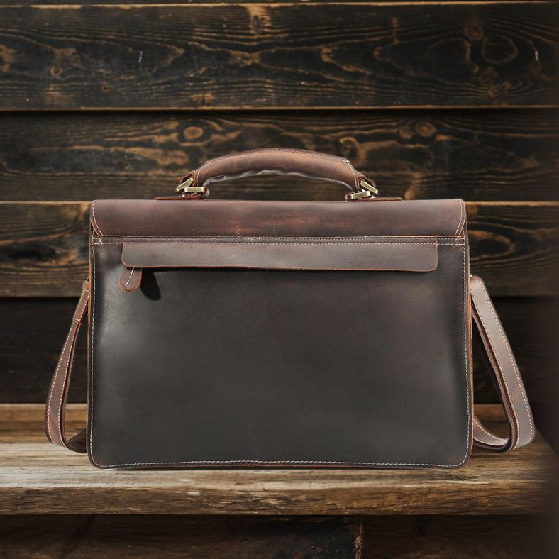 COLMAR | Brown Leather Shoulder Bag