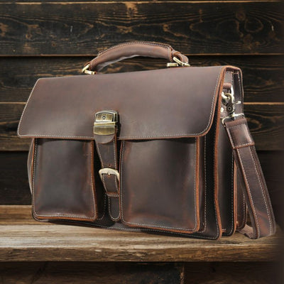 COLMAR | Brown Leather Shoulder Bag