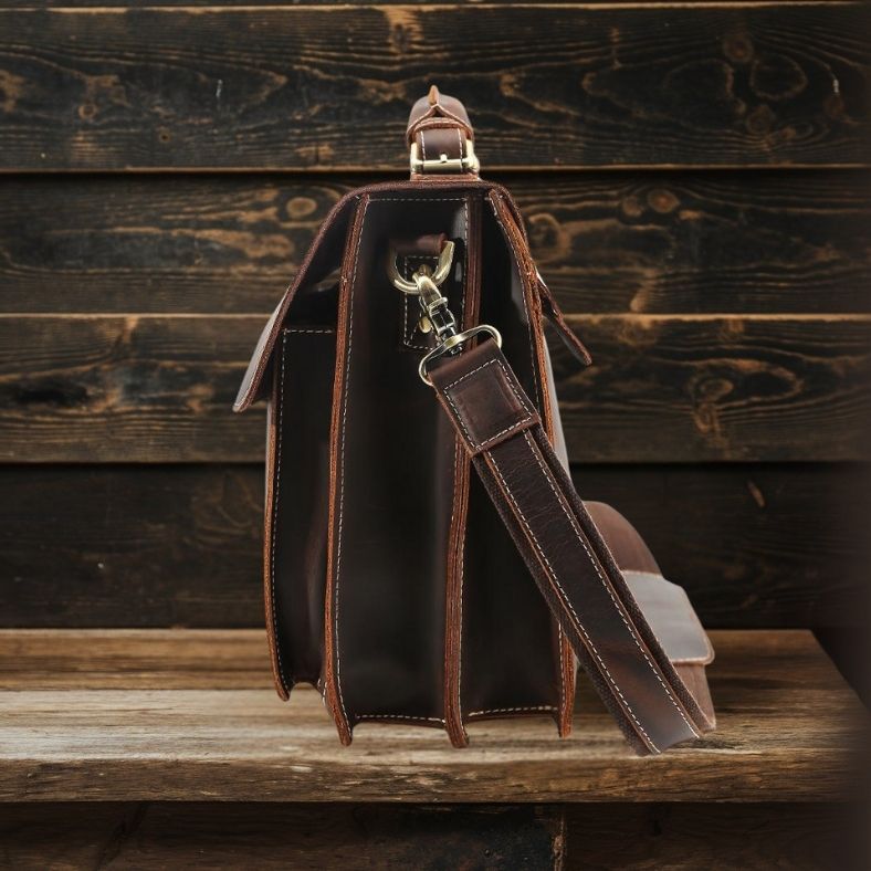 COLMAR | Brown Leather Shoulder Bag