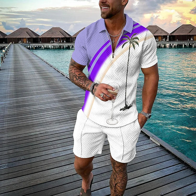 Tropicana Polo Shirt And Shorts
