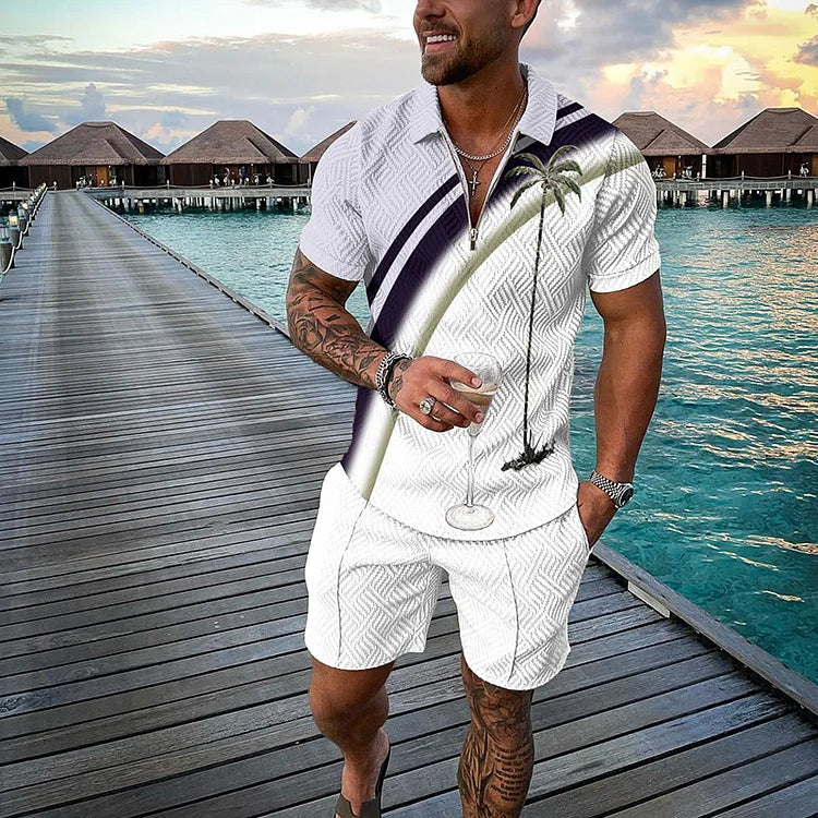 Tropicana Polo Shirt And Shorts