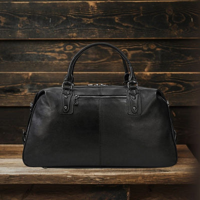 AALBORG | Black Leather Holdall