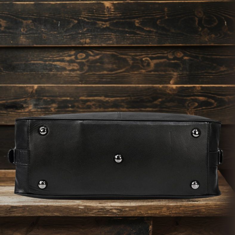 AALBORG | Black Leather Holdall