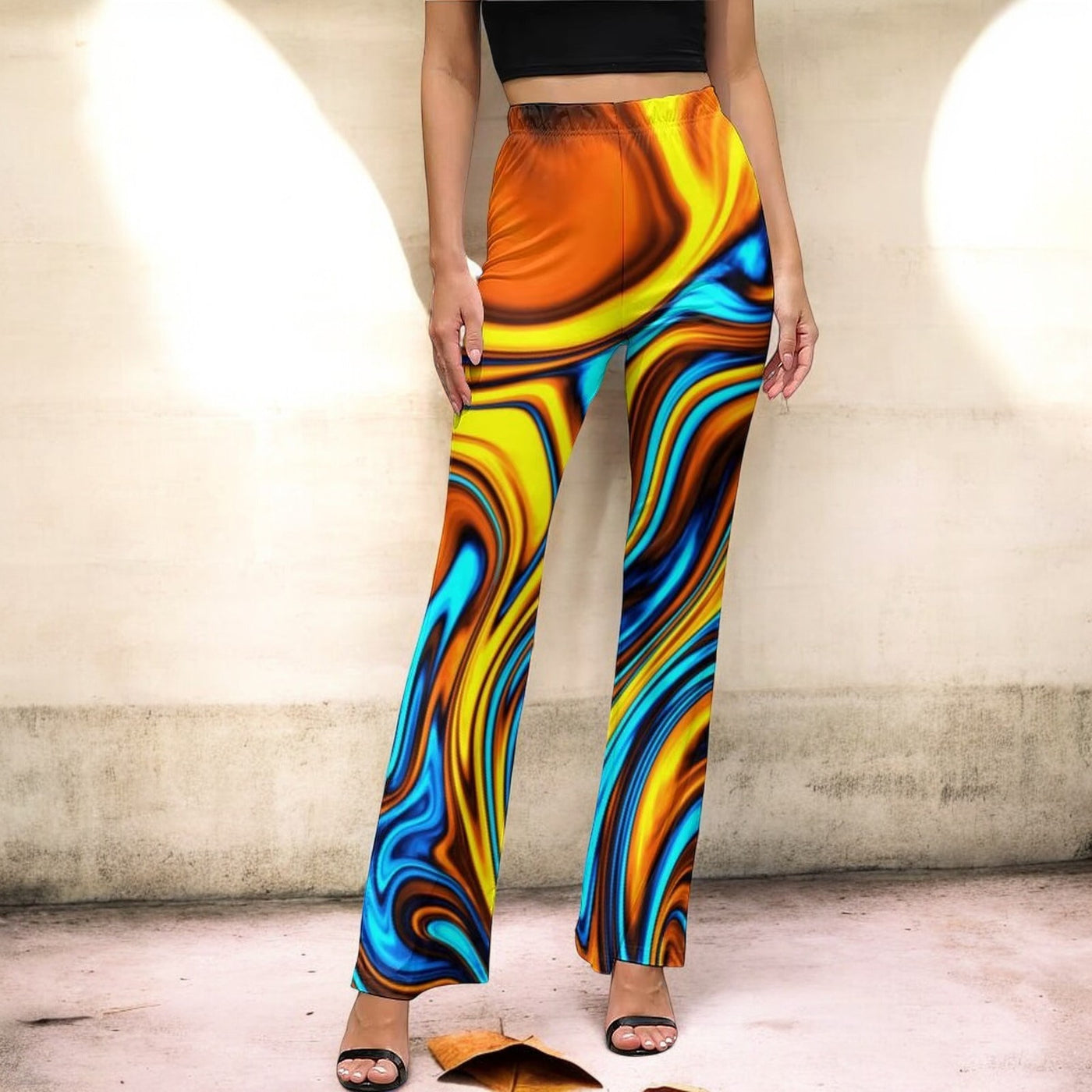 Seraphina - Marbling Flared Pants