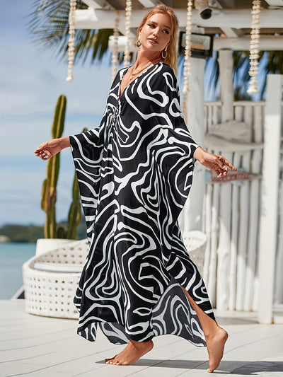 Delyth - Tropical Resort Bamboo Maxi Dress