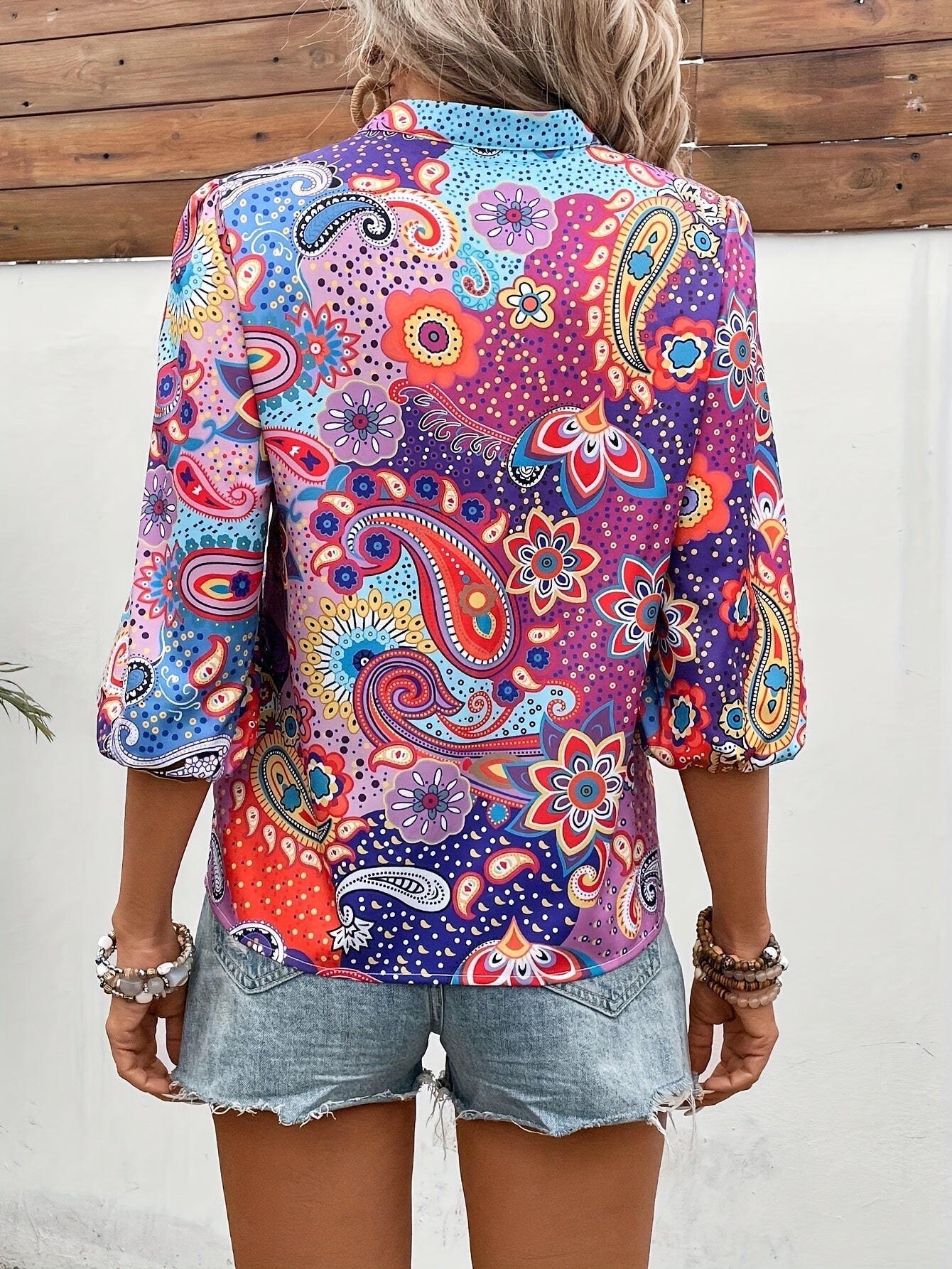 Sophia™ Paisley Print Blouse