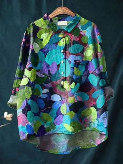 Donna™ - Cotton Floral Shirt