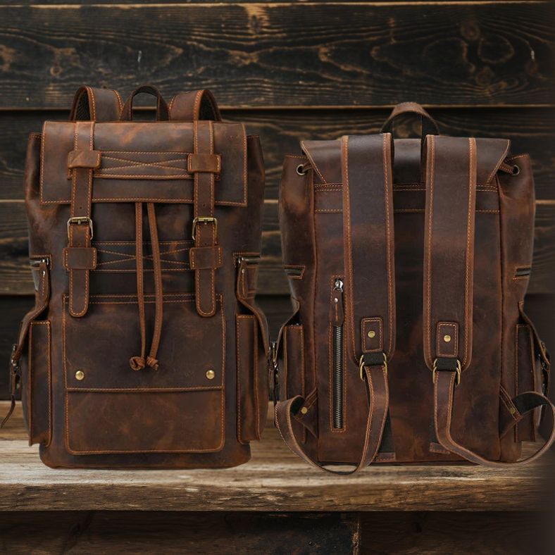 Leandro | Men's Leather Backpack