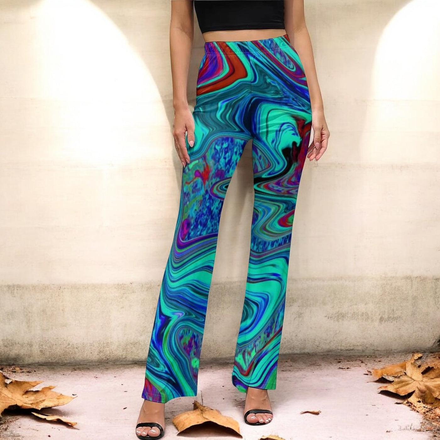 Nyxelle - Oceanic Flared Pants