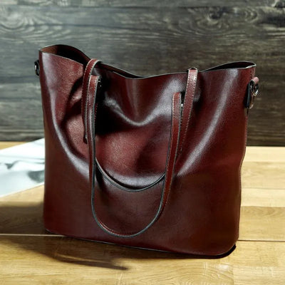 NICOLE™ | Vintage Faux Leather Shoulder Bag