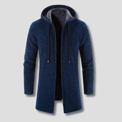 Christo | Men's Casual Long Hooded Jacket