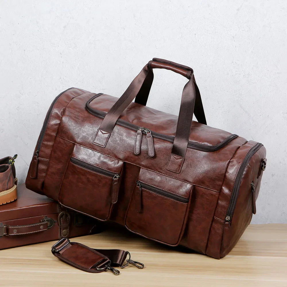Archer | Men's Leather Travel Bag