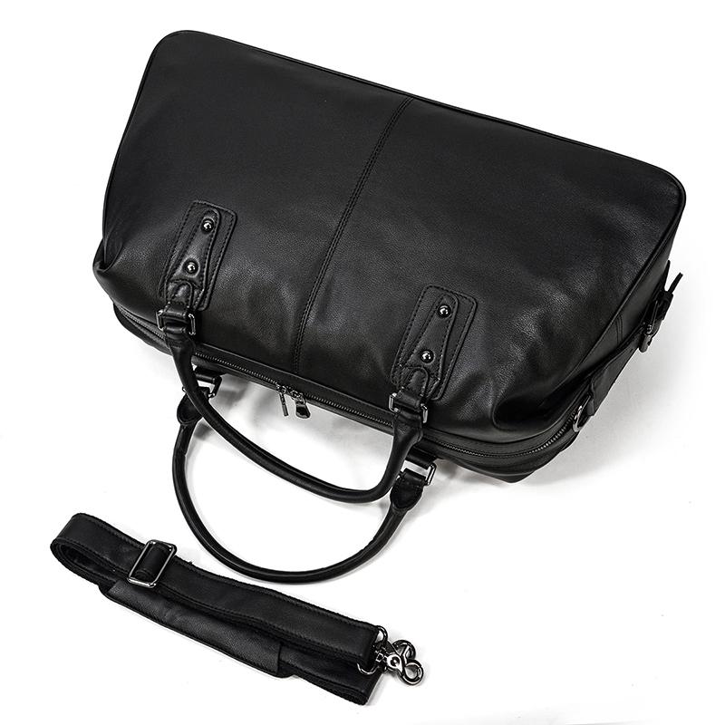 AALBORG | Black Leather Holdall