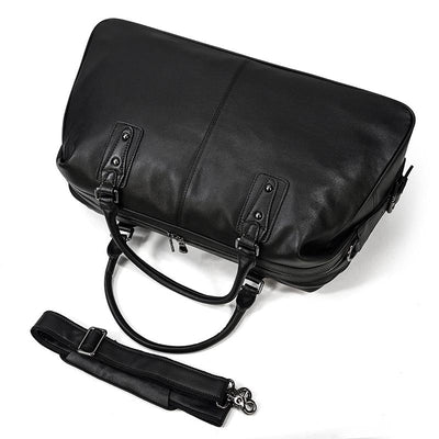 AALBORG | Black Leather Holdall