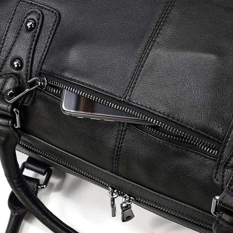 AALBORG | Black Leather Holdall