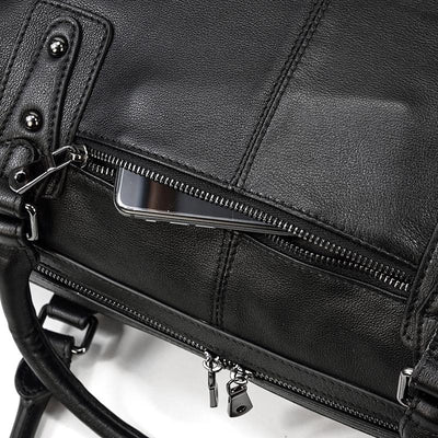 AALBORG | Black Leather Holdall