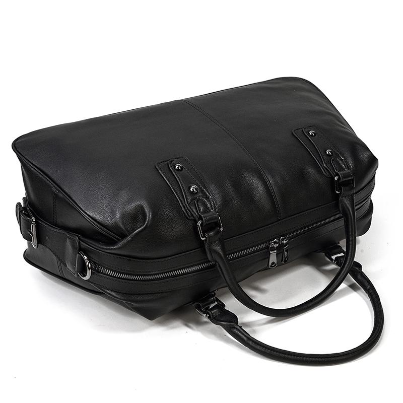 AALBORG | Black Leather Holdall