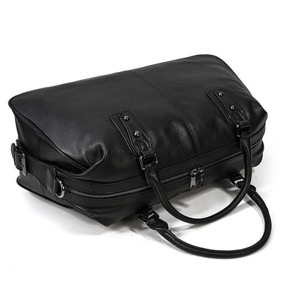 AALBORG | Black Leather Holdall