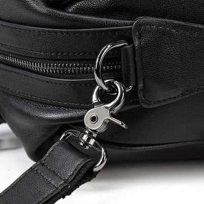 AALBORG | Black Leather Holdall