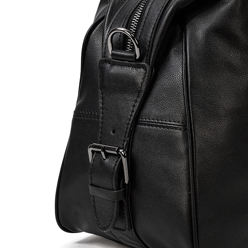 AALBORG | Black Leather Holdall
