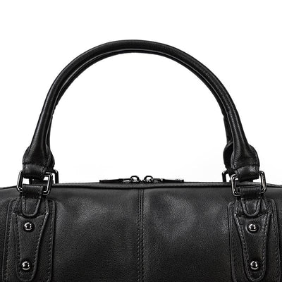 AALBORG | Black Leather Holdall