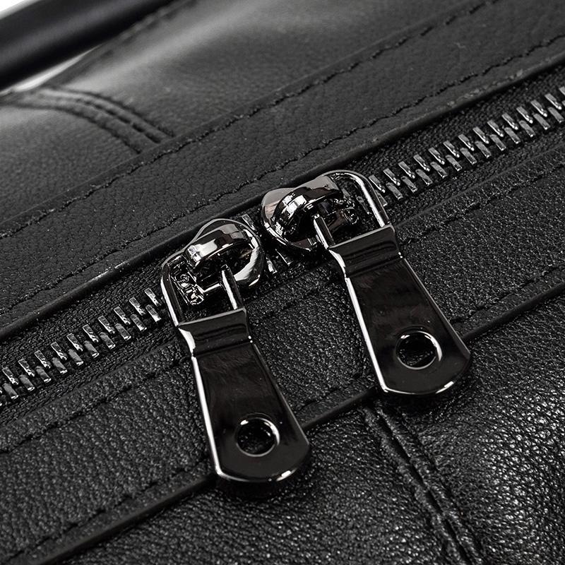 AALBORG | Black Leather Holdall
