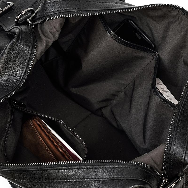 AALBORG | Black Leather Holdall