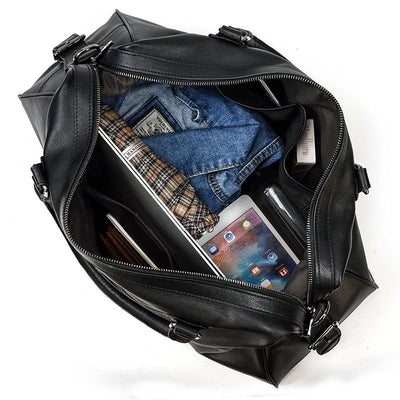 AALBORG | Black Leather Holdall