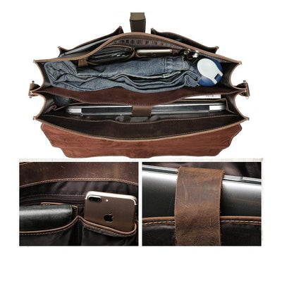 COLMAR | Brown Leather Shoulder Bag