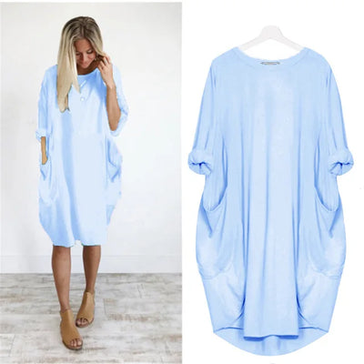 Bianca - Comfortable Loose Fitting Dress