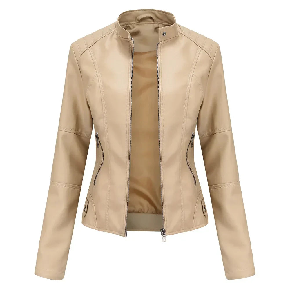 Jolien™ – Stylish Leather Jacket