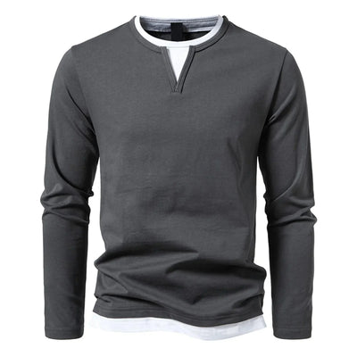 Casual Two-Layer Sweater