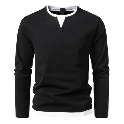 Casual Two-Layer Sweater