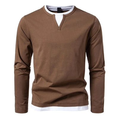 Casual Two-Layer Sweater