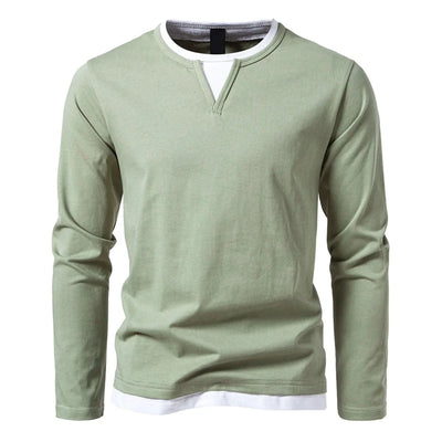 Casual Two-Layer Sweater